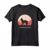 Norvegese Lundehund Cute Silhouette Maglietta - Regalo per Amanti dei Cani - Ideale per Natale o Compleanno