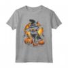 Lykoi Cat Halloween Graphic Tees - Maglietta divertente e personalizzata per uomo e donna - Ideale per Halloween tutto l'anno