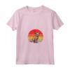 Lykoi Tramonto Retrò - Maglietta Design Vintage per Amanti dei Gatti - Regalo Perfetto per Natale o San Valentino