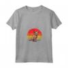 Lykoi Tramonto Retrò - Maglietta Design Vintage per Amanti dei Gatti - Regalo Perfetto per Natale o San Valentino