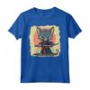 Samurai Lykoi Gatto giapponese Kawaii Ninja Cat Maglietta - Stile unico per gli amanti della moda giapponese e dei gatti