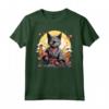 Gatto Giapponese Ninja Kawaii Lykoi Cat Samurai Maglietta - Design Unico e Misterioso per Appassionati di Gatti e Cultura Giapponese