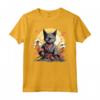 Gatto Giapponese Ninja Kawaii Lykoi Cat Samurai Maglietta - Design Unico e Misterioso per Appassionati di Gatti e Cultura Giapponese