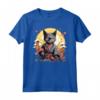 Gatto Giapponese Ninja Kawaii Lykoi Cat Samurai Maglietta - Design Unico e Misterioso per Appassionati di Gatti e Cultura Giapponese