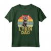 Lykoi Cat Dad - Retro Vintage Funny Cats My Cardio Maglietta - Regalo per Amanti dei Gatti