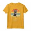 Lykoi Cat Dad - Retro Vintage Funny Cats My Cardio Maglietta - Regalo per Amanti dei Gatti