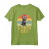 Lykoi Cat Dad - Retro Vintage Funny Cats My Cardio Maglietta - Regalo per Amanti dei Gatti