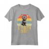 Lykoi Cat Dad - Retro Vintage Funny Cats My Cardio Maglietta - Regalo per Amanti dei Gatti