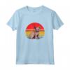 Lykoi Cat Sunset Retro Vintage Design - Maglietta Gatto Lykoi per Amanti degli Animali - Ideale per Natale o Compleanni