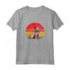 Lykoi Cat Sunset Retro Vintage Design - Maglietta Gatto Lykoi per Amanti degli Animali - Ideale per Natale o Compleanni