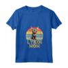 Lykoi Cat Mom - Retro Vintage Funny Cats - Maglietta con Collo a V per Amanti dei Gatti - Regalo Compleanno Natale