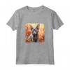 Lykoi - Dipinto con Gatti e Fiori, Motivo: Mamma e Papà Maglietta - Regalo Unico per Amanti dei Gatti Lykoi - Leggera e Versatile