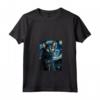 Donna Lykoi Cat Starry Night Painting - Maglietta con Collo a V per Uomini, Donne e Bambini - Regalo Carino per Amanti dei Gatti Lykoi - Ideale per Natale, Ringraziamento o Compleanni
