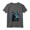 Donna Lykoi Cat Starry Night Painting - Maglietta con Collo a V per Uomini, Donne e Bambini - Regalo Carino per Amanti dei Gatti Lykoi - Ideale per Natale, Ringraziamento o Compleanni