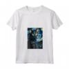 Donna Lykoi Cat Starry Night Painting - Maglietta con Collo a V per Uomini, Donne e Bambini - Regalo Carino per Amanti dei Gatti Lykoi - Ideale per Natale, Ringraziamento o Compleanni