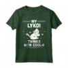 Il mio gatto Lykoi pensa che io sia fantastico - T-shirt divertente per amanti dei gatti - Design unico per gli appassionati di Kitty