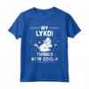 Il mio gatto Lykoi pensa che io sia fantastico - T-shirt divertente per amanti dei gatti - Design unico per gli appassionati di Kitty
