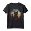 Gatto Lykoi Dal Design Vintage Retrò Maglietta - Ideale per Amanti dei Gatti Lykoi e Appassionati del Design Vintage