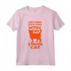 Stay Home with My Lykoi Cat - Divertente Gatto Mamma Umorismo Maglietta - Ideale per Fan degli Gatti Antisociali