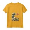 Lykoi Gatto Giapponese Kanagawa Wave Divertente Surf Maglietta - Regalo per Proprietari di Gatti - Ideale per Natale o San Valentino