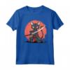 Samurai Lykoi Cat giapponese - Kawaii Ninja Cat Maglietta per Appassionati di Gatti e Cultura Giapponese