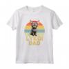 Lykoi Cat Dad Retro Vintage - Funny Cats My Cardio - Maglietta Lykoi Cat Heartbeat EKG - Ideale Regalo per Amanti dei Gatti - Compleanno, Natale, San Valentino