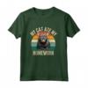 My Cat Ate My Homework - Divertente Maglia Vintage Lykoi per Amanti dei Gatti - Ideale per Scuola, Lavoro e Regalo