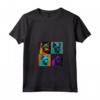 Donna Lykoi Cat Pop Art Design - Maglietta Colorata per Amanti dei Gatti - Regalo Ideale per Natale, Compleanni o San Valentino