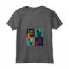 Donna Lykoi Cat Pop Art Design - Maglietta Colorata per Amanti dei Gatti - Regalo Ideale per Natale, Compleanni o San Valentino