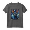 Lykoi - Dipinto con Gatto Stellato - Maglietta per Amanti dei Gatti - Regalo Carino per Natale, Compleanno o San Valentino