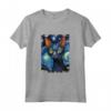 Lykoi - Dipinto con Gatto Stellato - Maglietta per Amanti dei Gatti - Regalo Carino per Natale, Compleanno o San Valentino