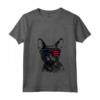 Donna Lykoi Cat 4 luglio America USA Bandiera Maglietta con Collo a V - Regalo per Proprietari di Gatti Lykoi