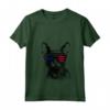 Donna Lykoi Cat 4 luglio America USA Bandiera Maglietta con Collo a V - Regalo per Proprietari di Gatti Lykoi