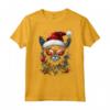 Lykoi Cat Christmas Graphic Tees - Maglietta divertente per Uomo e Donna - Regalo di Natale Unico per Tutti gli Amanti dei Gatti