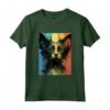 Lykoi - Ritratto di Gatto in Stile Vintage, Mamma Papà Maglietta - Regalo Ideale per Amanti dei Gatti - Compleanni, Natale, Ringraziamento