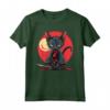 Lykoi Cat Giapponese Samurai Kawaii Ninja Maglietta - Design Unico per Amanti dei Gatti e della Cultura Giapponese