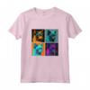 Lykoi Cat Pop Art Design - Maglietta Colorata per Amanti dei Gatti - Regalo Perfetto per Natale e Compleanni