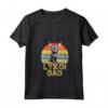 Lykoi Cat Dad - Maglietta Retro Vintage Funny Cats My Cardio - Ideale Regalo per Amanti dei Gatti - Stampata con Cuore Lykoi