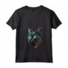 Donna Carino Lykoi Cat Amante - Arte Gatto Mamma Papà Uomini Donne T-shirt - Regalo Divertente per Amanti dei Gatti - Ideale per Halloween o Festa del Papà