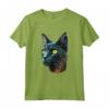 Carino Lykoi Cat Amante Colorato Arte Gatto Mamma Papà Uomini Donne Maglietta - Regalo divertente per Amanti dei Gatti - Ideale per Halloween, Natale, Compleanno