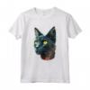 Carino Lykoi Cat Amante Colorato Arte Gatto Mamma Papà Uomini Donne Maglietta - Regalo divertente per Amanti dei Gatti - Ideale per Halloween, Natale, Compleanno