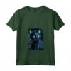Donna Lykoi Cat Starry Night Painting Uomini Donne Bambini Maglietta con Collo a V - Regalo Unico per Amanti dei Gatti Lykoi - Ideale per Natale o Compleanni