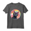 Lykoi - Simpatico Gatto Arcobaleno Kawaii Colorato Design Maglietta - Regalo Ideale per Amanti dei Gatti