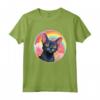 Lykoi - Simpatico Gatto Arcobaleno Kawaii Colorato Design Maglietta - Regalo Ideale per Amanti dei Gatti