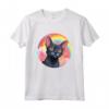 Lykoi - Simpatico Gatto Arcobaleno Kawaii Colorato Design Maglietta - Regalo Ideale per Amanti dei Gatti