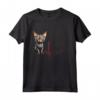Lykoi Cat Heartbeat ECG - My Cardio Cat Lovers Maglia a Manica - Regalo Unico per Amanti dei Gatti - Ideale per Compleanno, Natale o San Valentino