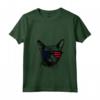 Donna Lykoi Cat 4 luglio America USA Bandiera Maglietta con Collo a V - Regalo per Proprietari di Gatti - Ideale per Natale o San Valentino