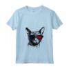 Donna Lykoi Cat 4 luglio America USA Bandiera Maglietta con Collo a V - Regalo per Proprietari di Gatti - Ideale per Natale o San Valentino
