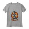 Lykoi Cat Halloween Graphic Tees per Uomo e Donna - Maglietta Divertente con Collo a V - Ideale per Halloween tutto l'anno