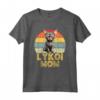 Lykoi Cat Mom Retro Vintage Funny Cats My Cardio Cat Lovers Maglietta - Regalo unico per amanti dei gatti Lykoi - Ideale per Compleanno, Natale, San Valentino